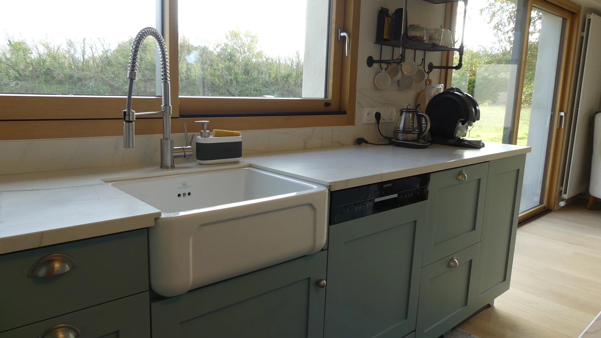 Cuisine façades à cadre laquée Séné T