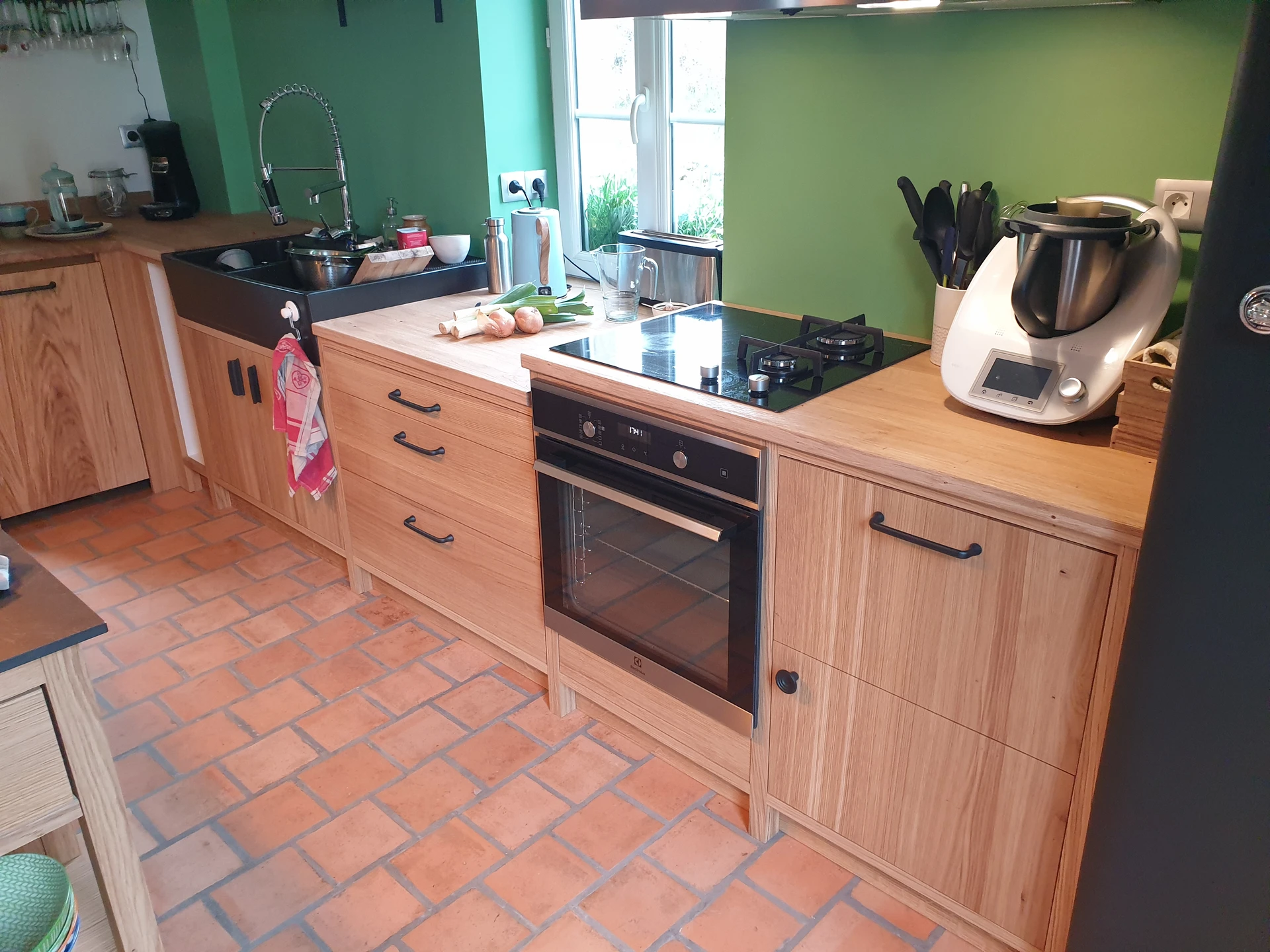 Cuisine bois massif Ploemel