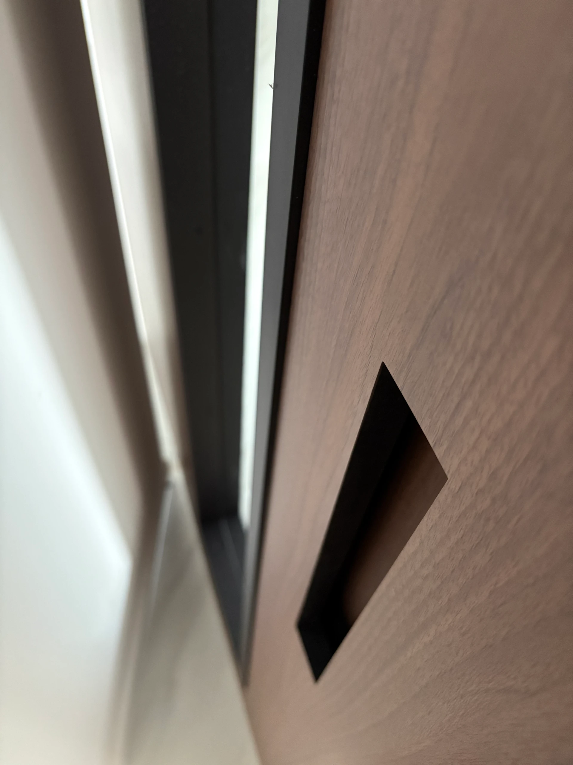 Porte en carrelage à pivot vannes TT