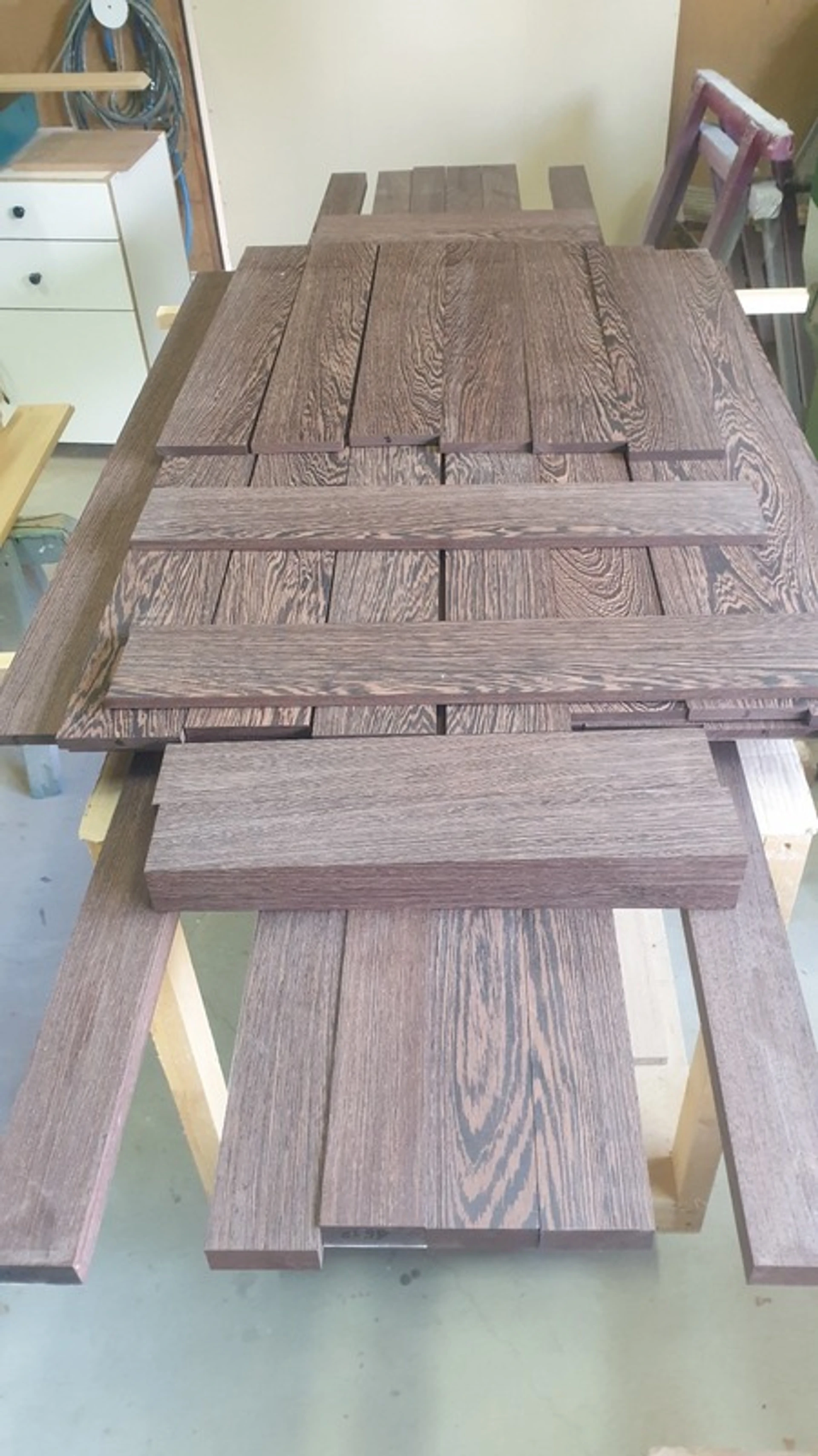 Volet persienne orientable wengé