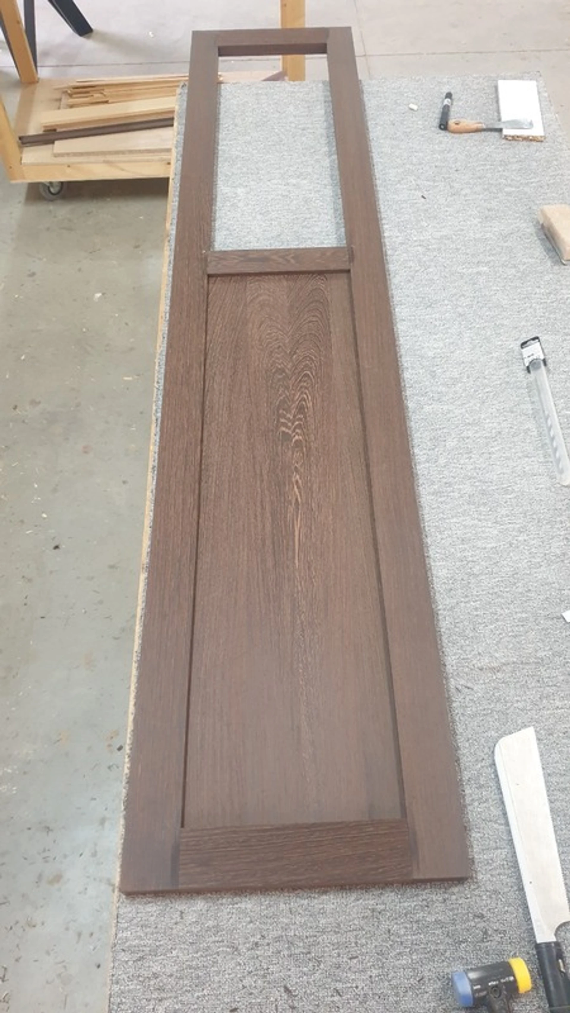 Volet persienne orientable wengé