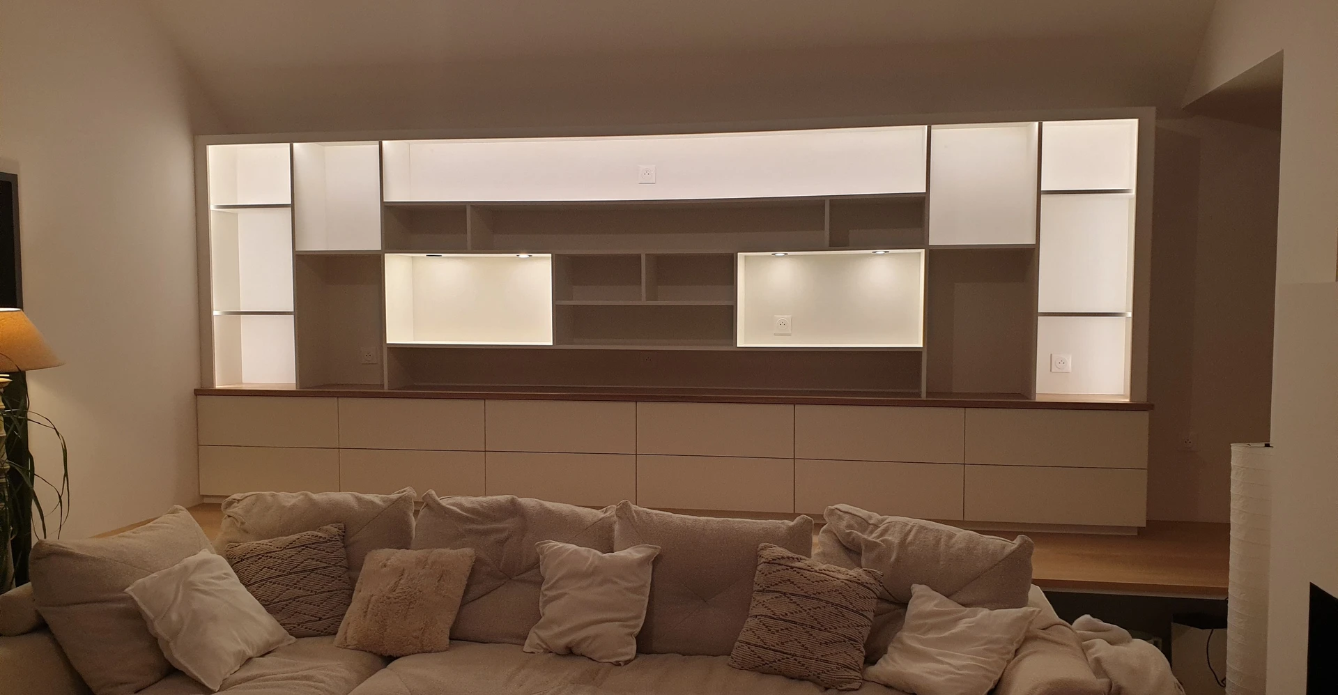 Bibliothèque salon Quiberon Bibliothèque salon Quiberon