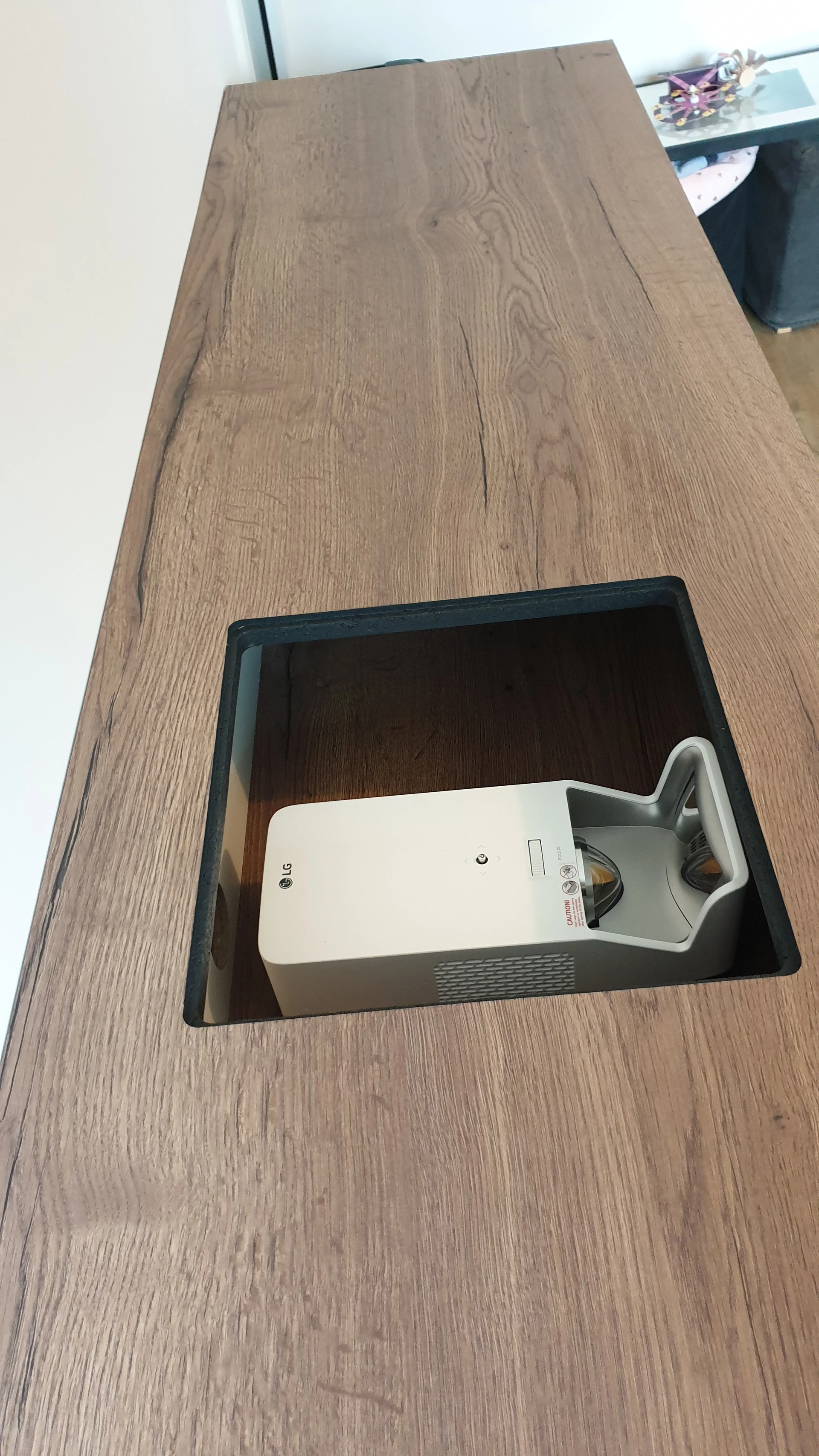 Meuble tv décor sculpté