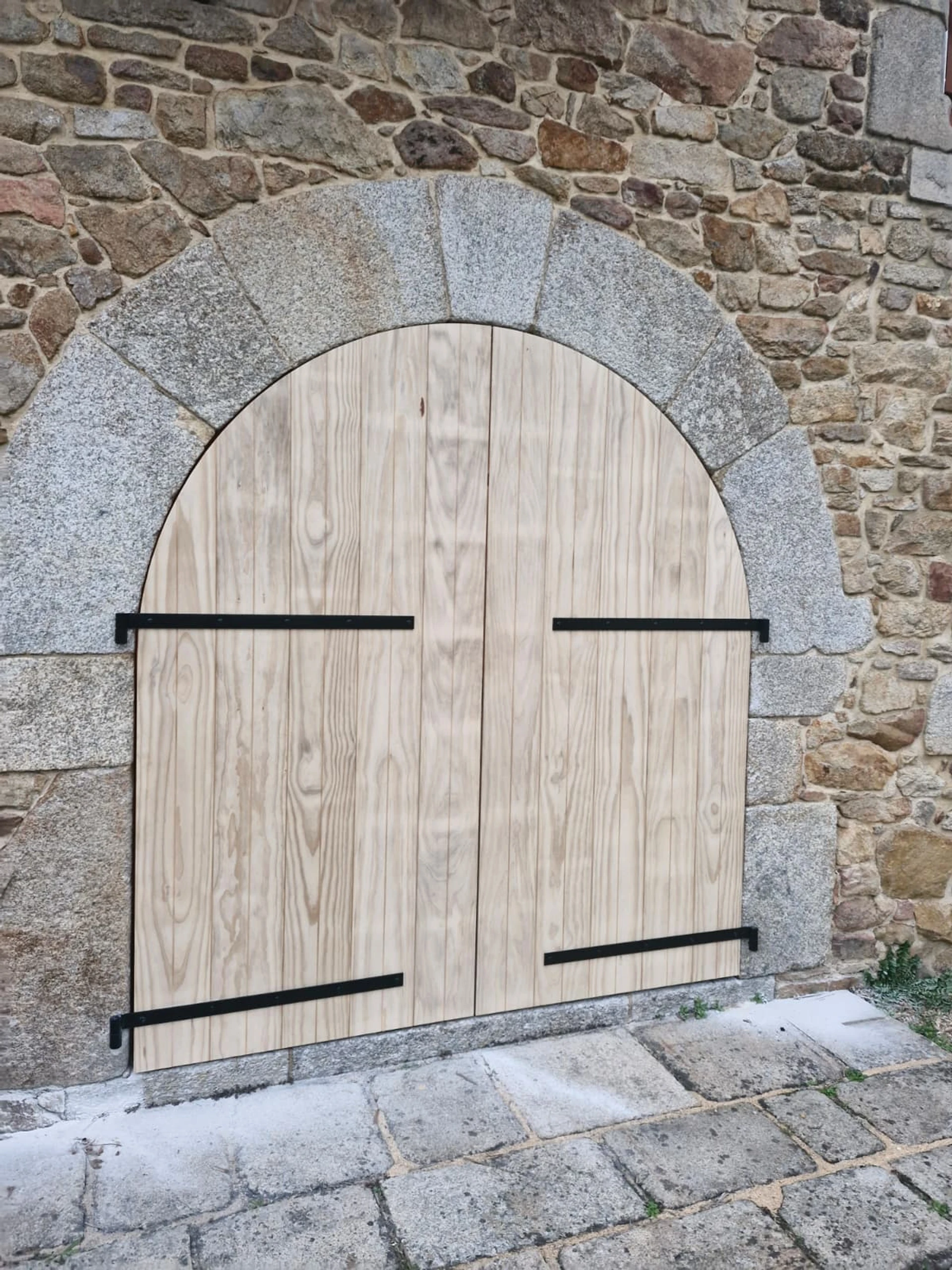 Volets arrondis accoya XXX