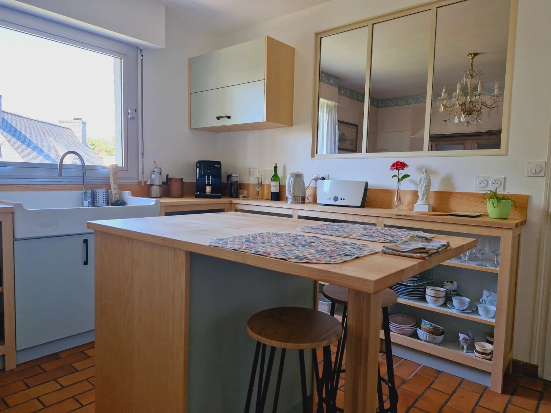 Cuisine à caissons ouverts XXX