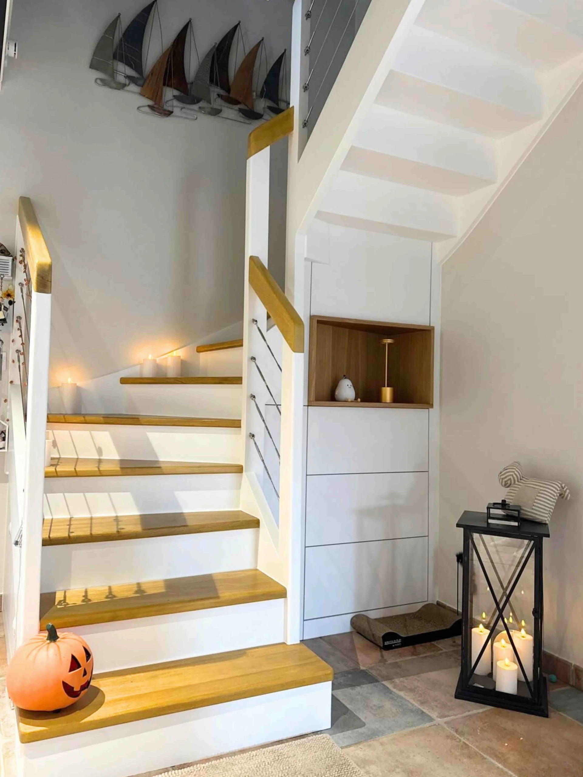 Escalier et meuble sous-escalier