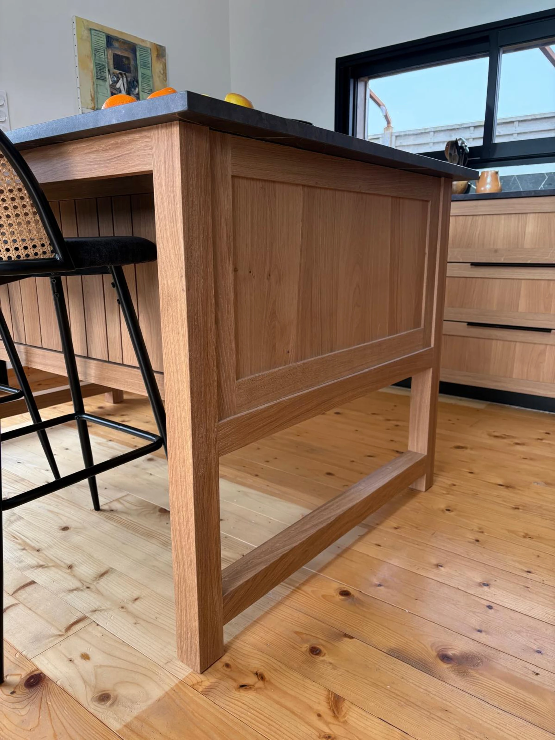 Cuisine sur mesure en chêne massif a vannes Cuisine sur mesure en chêne massif a vannes